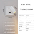 Axyaa LED Wall Sconce Lamp 3W Warm Light Adjustable Angle 350° Easy Install