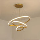 Axyaa Modern 4-Lamp LED Pendant Chandelier in 4 Colors