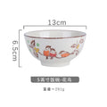 Axyaa Ceramic Rice Bowl Set | Japanese Retro Tableware Dining Bowls