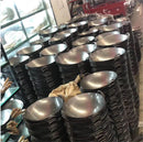 Axya 304 Stainless Steel Wok 50-70cm Chef's Skillet for Chinese Gas Cooker