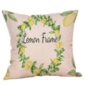 Axyaa Butterfly Linen Pillow Cover, 45X45CM