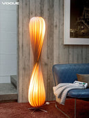 Axyaa Retro Wooden Floor Lamp for Minimalist Living Room Decor