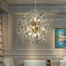 Axyaa Dandelion Crystal Chandelier for Dining and Living Room Lighting