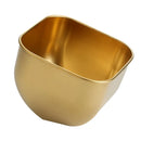 Axyaa Stainless Steel Korean BBQ Veggie Bucket Slanting Bowl, Large Capacity Kitchen Tableware