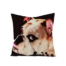 Axyaa Dog Print Linen Pillow Cover 45X45cm