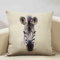 Axyaa Animal Pattern Cushion Cover Trio: Lion, Tiger, Bear Home Sofa Decor Kids Gift