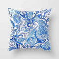 Axyaa Blue Mandala Pattern Pillow Case 45*45cm