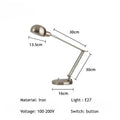 Axyaa Silver Desk Lamp: Romantic Classic Nordic LED Table Lamp for Modern Home Decor