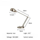 Axyaa Silver Desk Lamp: Romantic Classic Nordic LED Table Lamp for Modern Home Decor