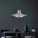 Axyaa Modern LED Pendant Light - Silver White Art Chandelier