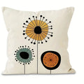 Axyaa Abstract Floral Pattern Cushion Cover for Sofa, Bedroom, Car - Vibrant and Stylish