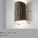Axyaa Resin Wall Lamp G9 Bulb Modern Colorful Bedroom Lighting Fixtures