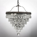 Axyaa Water Droplet Crystal Chandelier for Various Indoor Spaces