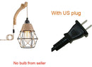 Axyaa Minimalist Wood and Rope Wall Light with Switch for Dining Bar Bedroom