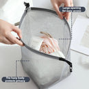 Axyaa Clear Travel Toiletry Bag - Waterproof Makeup Organizer & Swimming Wash Bag