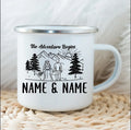 Axyaa Enamel Campfire Mug Customized for Couples Forest Wedding Gifts