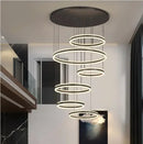 Axyaa Modern LED Pendant Lights Minimalism Dimmable Ceiling Chandelier Lighting