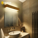 Axyaa Nordic Wooden LED Wall Sconce: Stylish Up Down Indoor Lamp for Bedroom Living Room
