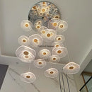 Axyaa Acrylic Designer Pendant Lamps for Home Decor - Hanging Lighting Fixtures