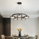 Axyaa Crystal Chandelier Pendant Light for Living Room and Bedroom