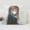Axyaa Anime Pillow Covers for Sofa, Car, or Sleeping Pillows - 50x50 Decorative Cushion Cover