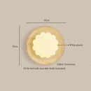 Axyaa Glass Ball LED Wall Lamp with Pull Chain Switch for Bedroom and Living Room