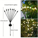 Axyaa Solar Firefly Garden Lights: Wind-Driven LED Outdoor Decor for Ramadan Fest.
