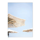Axyaa Coconut Tree Floral Surfboard Canvas Art Nordic Poster for Living Room