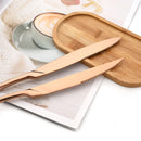 Axyaa Stainless Steel Gold Rainbow Steak Knives Set