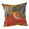 Axyaa Wildlife Animals Cushion Covers 45X45CM Wolf Fox Tiger Christmas Cats Girls
