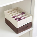 Axyaa Socks Underwear Organizer: Washable Drawer Storage Box for Lingerie, Bras, Socks, Leggings