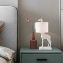 Axyaa Designer Giraffe Resin Table Lamp - Gold Night Light - E26/E27 Holder