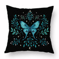 Axyaa Psychedelic Moon Butterfly Pillow Covers for Bedroom and Living Room 45x45cm
