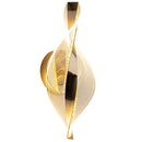 Axyaa Luxury Gold Iron Wall Lamp with Acrylic Shade, Small LED Light for Living Room