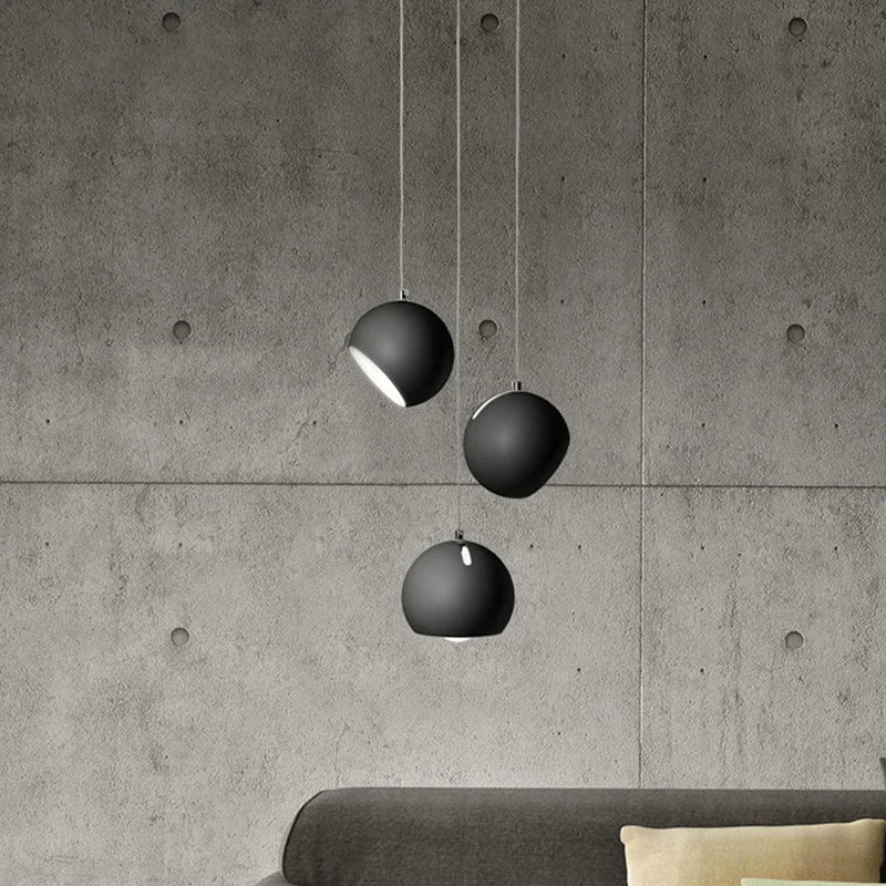 Axyaa Nordic LED Pendant Light: Modern Design Chandeliers for Bedroom, Living Room & Dining Area