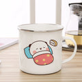 Axyaa Cartoon Bear Boob Enamel Cup Mug - Fun Drinkware Mug for Tea, Coffee, Beer