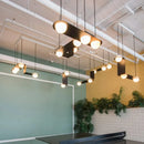 Axyaa Nordic Glass Pendant Light - Modern Iron Art Lighting Fixtures