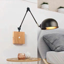 Axya Nordic Bedside Lamp Solid Wood Macaron Modern Wall Light