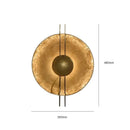 Axyaa Circular Wall Lamp for Living Room and Bedroom Decor