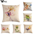 Animal Print Linen Pillowcase by Axyaa - Home Decor Cushion Cover