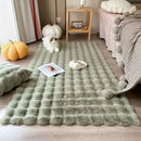 Axyaa Imitation Rabbit Hair Bubble Carpet - Soft and Cozy Rug for Home Décor