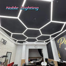 Axyaa Honeycomb LED Garage Light for Car Detailing Workshop - Hexagon Design
