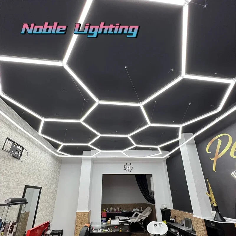 Axyaa Snowflake LED Light for Custom Exhibition Car Detailing Garage Workshop