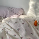 Axyaa Purple Floral Bedding Set for Twin, Full, Queen Sizes