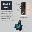 Axyaa LED Wall Light Switch Rotatable Spotlight - Modern Multi-functional Design