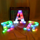 Axya LED Alphabet Letter Lights Night Lamp Decoration