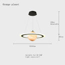 Axyaa Kids LED Saturn Pendant Light - Planet Design for Bedroom, Living Room & Kitchen