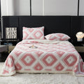 Axyaa Jacquard King Size Flannel Blanket for Cozy Autumn/Winter Comfort