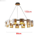 Axyaa Modern LED Pendant Chandeliers for Living Room and Dining Room。