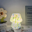 Axyaa Mushroom Lamp Cream Style Simple Interior Bedside Cute Girl Decor Desk Floor
